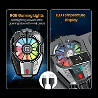 Portronics Cool XG Wired Magnetic Mobile Cooling Fan (POR 2681) – 3 Speed Settings