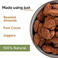 Eat Better Co - Chocolate Coated Nuts - No Added Sugar - 100% Natural - Sweetned using Jaggery - Healthy Chocolate (Chocolate Coated Almonds - Pack of Four - 160 gm)