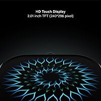 Just Corseca Signature Smartwatch – 2.01" TFT | Heart Rate Monitor | BLE 5.0 | Black