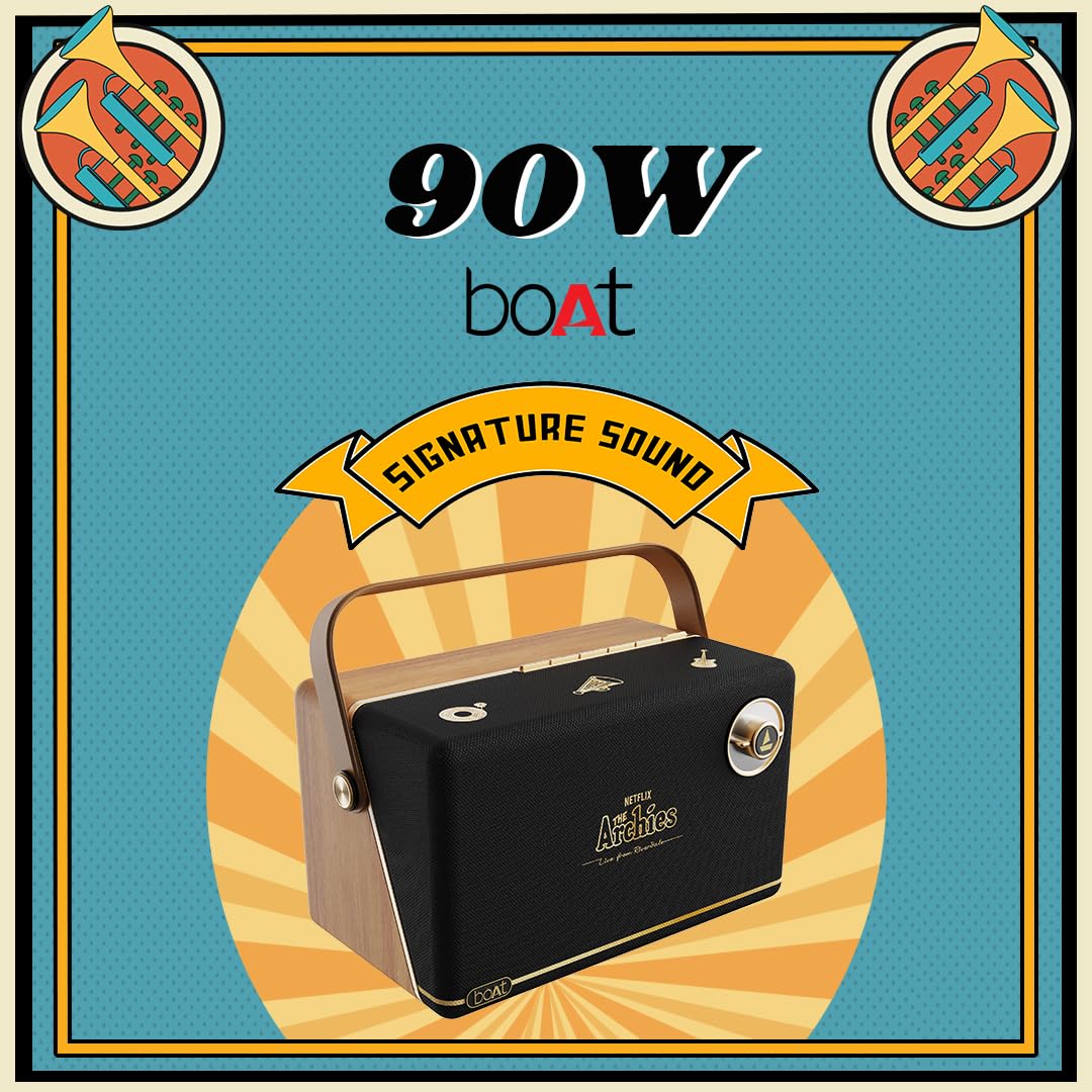 boAt Stone Majestic Black Jukebox