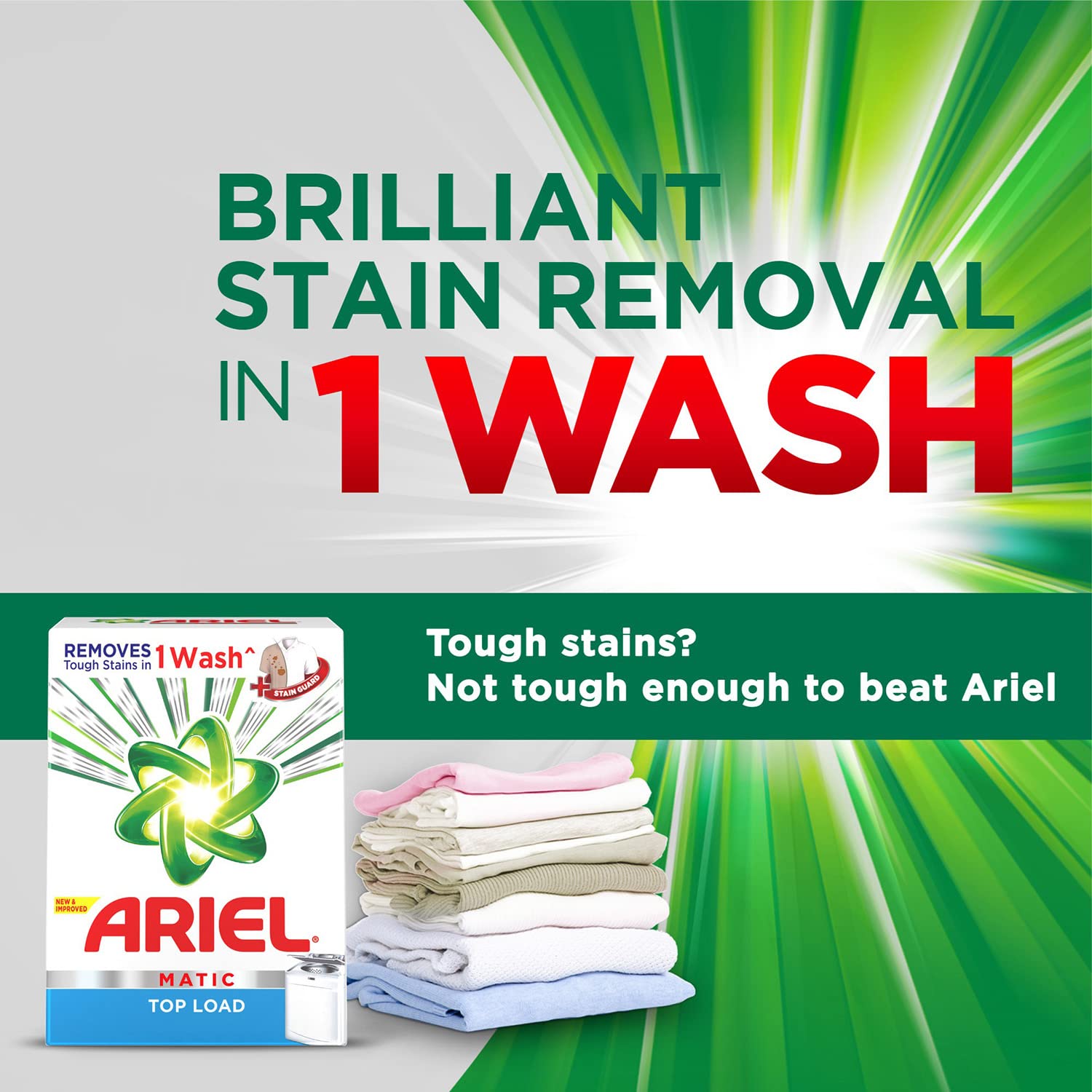 Ariel Top Load Detergent Washing Powder -1 kg