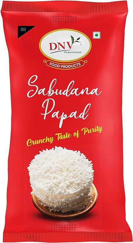 DNV Sabudana Papad, 480 g - Pouch