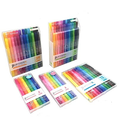 TOMBOW PLAY COLOR K TWIN TIP MARKERS, SET TOMBOW PLAY COLOR K TWIN TIP MARKERS, SET