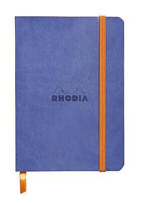 Rhodia Rhodiarama Softcover Notebook A5  Sapphire (Sapphire Blue) DOT GRID