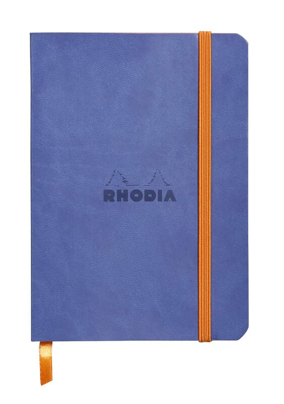 Rhodia Rhodiarama Softcover Notebook A5 Sapphire (Sapphire Blue) DOT GRID Rhodia Rhodiarama Softcover Notebook A5 Sapphire (Sapphire Blue) DOT GRID