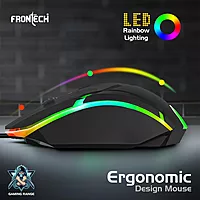 Krater Gaming Combo – Black, 104 Keys, RGB Backlit, Ergonomic Design, High Precision Mouse, Durable Key Switches, Anti-Ghosting, Multimedia Controls, Perfect for Gamers, Stylish and Functional.