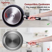 Lifelong 1800 Watt Induction Stove With Surge Protection, Electric Induction, 7 Preset Indian Menu Options