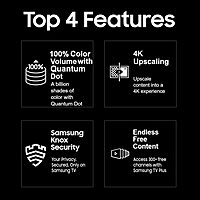 Samsung 138 cm (55 inches) 4K Ultra HD Smart QLED TV QA55Q60DAULXL