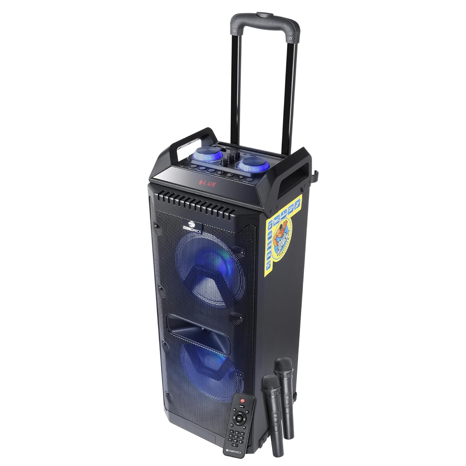 Zebronics 501 Moving Monster 2X8L Trolley Speaker Zebronics 501 Moving Monster 2X8L Trolley Speaker