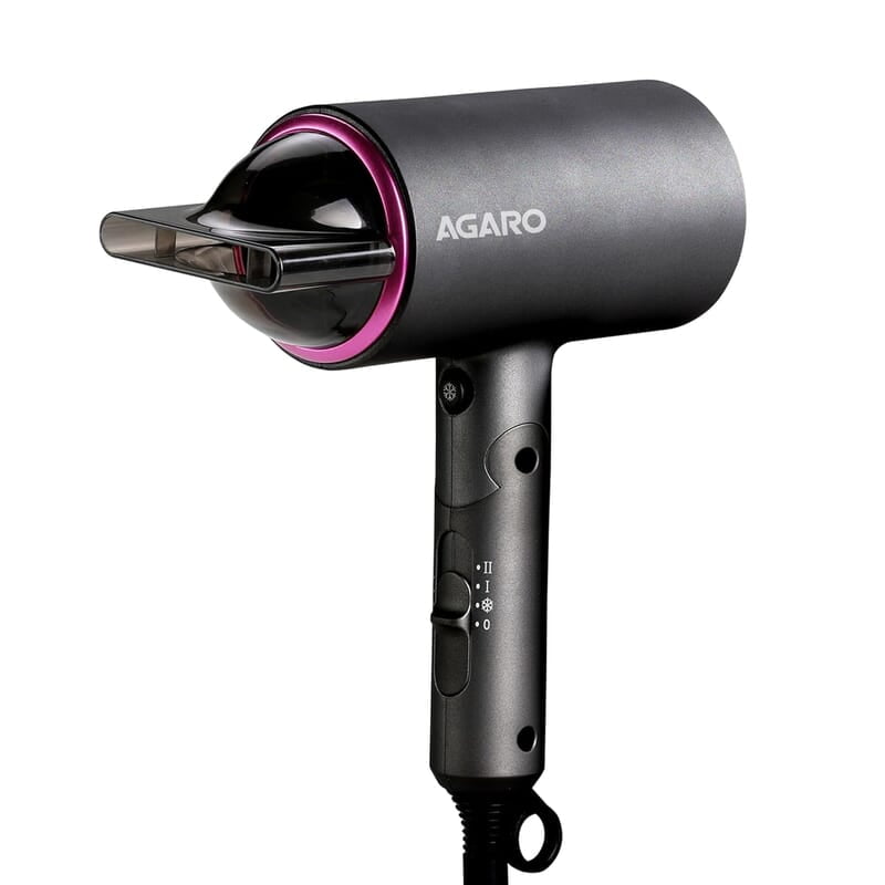 AGARO HD-1214 Premium Hair Dryer with 1400 Watts Motor, 3 Temperature Settings & Cool Shot