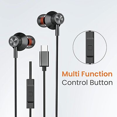 Corseca Sync Beat Wired Earphones – normal | 10mm Drivers | Extra Bass | Mic | Black