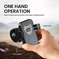 Portronics Mobike 4 – Securely mount your phone on your bike with this 360° adjustable grip. Perfect for navigation and hands-free calls while cycling. Durable and easy to install.