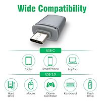 Zebronics OTG1 USB-C to USB-A 3.0