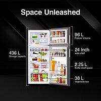 Godrej 436 L 2 Star With AI Tech, 95%+ Food Surface Disinfection With Nano Shield Technology