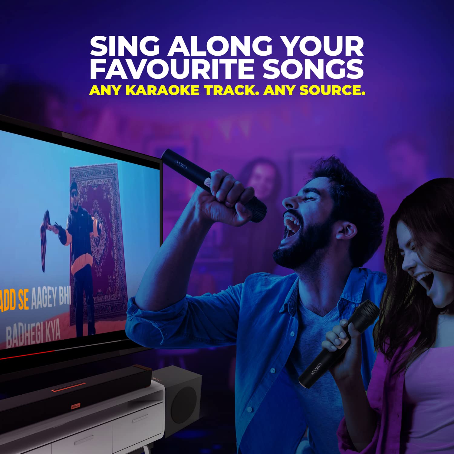 Saregama Carvaan Musicbar with Karaoke