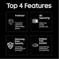 Samsung 138 cm (55 inches) D Series Crystal 4K Vivid Ultra HD Smart LED TV UA55DUE70BKLXL