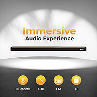 Just Corseca Sound Shack Plus Bluetooth Soundbar – Powerful Audio | Remote Control