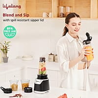 Lifelong 700 Watts Nutri Blender for Smoothie and Juices - 4 Bullet Jars 700 & 500ml - 100% Copper Motor