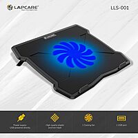 Lapcare Lapkool-I LLS‑001 Laptop Cooling Pad – 1000 RPM Fan, Ergonomic Tilt, USB-Powered