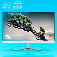 Zebronics EA124 – 24" FHD Monitor, 75Hz, HDMI, Built-in Speakers, VESA Mount Compatible, Ideal for Gaming & Multimedia