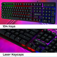 Zebronics Zeb-Transformer K-1 Wired Gaming Keyboard features RGB backlighting, customizable keys, and a durable design. Perfect for gamers seeking performance and style in their setup.