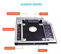 uPort BIG CADDY 12.7 mm Internal HDD Enclosure provides excellent protection, easy access, and supports multiple HDD sizes for reliable performance.