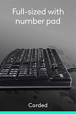 Open Box Logitech MK120 USB 2.0 Keyboard and Mouse Combo (Black) Open Box Logitech MK120 USB 2.0 Keyboard and Mouse Combo (Black)