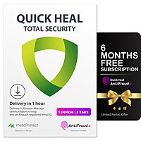 Quick Heal Total Security 5 Users 3 Years Antivirus for Windows PC
