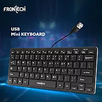 Frontech KB-0041 – Wired USB keyboard with ergonomic design, quiet keys, and durable build for comfortable and efficient daily typing.