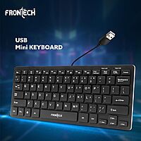 Frontech KB-0041 – Wired USB keyboard with ergonomic design, quiet keys, and durable build for comfortable and efficient daily typing.
