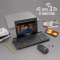 Zebronics Companion 110 – Bluetooth Wireless Combo offers seamless connectivity with a sleek design. Enjoy a comfortable typing experience and reliable performance for all your devices.