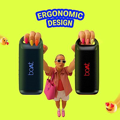 boAt Stone 1208 Speaker Black boAt Stone 1208 Speaker Black