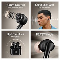 boAt Airdopes 148 Gen 2 (Active Black) - New Arrival