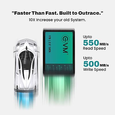 EVM 1TB SATA Internal SSD – 2.5 Inch | Up to 550MB/s Read | 5-Year Warranty