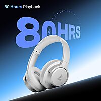 boAt Rockerz 512 ANC (Bold White) - New Arrival