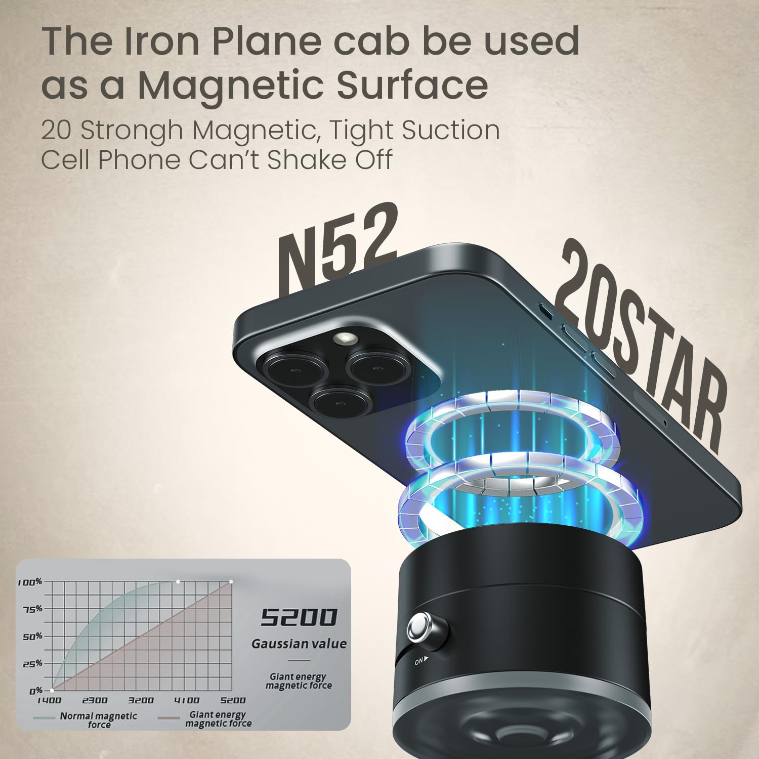 Portronics Hold X is a magnetic suction phone mount designed for easy attachment and stability. It securely holds your phone while driving, ensuring hands-free convenience and safety.