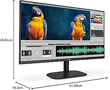 AOC 27B2H2 27 Inch IPS Monitor – FHD | 100Hz | 102% sRGB