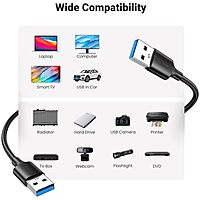 UPORT USB 3.0 Male to Male Cable 1.5M - High-speed data transfer, durable design, compatible with various devices. Ideal for connecting printers, external drives, and more. Plug and play convenience.
