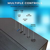 Lapcare LGT-450 Gaming Cabinet (Black)