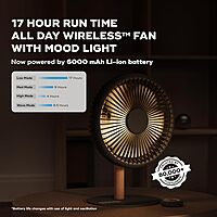 Portronics CoolCube Desktop Fan – 2400mAh, White. Compact and portable, this fan offers powerful airflow with a sleek design. Perfect for home or office use, it ensures comfort in any setting.