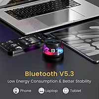 POR 2671 Nadya Black Mini BT Magnetic Speaker – 6W | Bluetooth 5.3 | Type-C