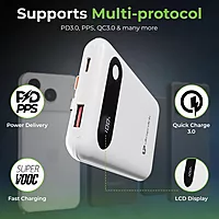 UltraProlink UM1127 - Juice-Up Slim 10K Powerbank (White)