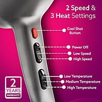 AGARO HD-1124 2400 Watts Professional Hair Dryer with AC Motor