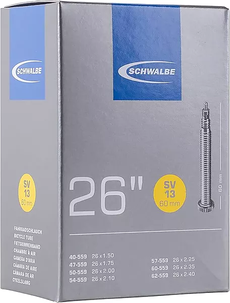 Schwalbe SV13 26" MTB Presta Valve Inner Tube