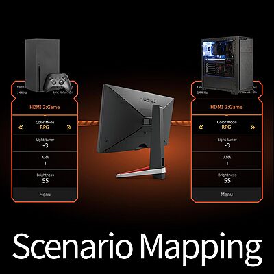 BenQ 27-Inch ,165Hz IPS Panel 1080p FHD Monitor with AMD FreeSync Premium, EX2710S BenQ 27-Inch ,165Hz IPS Panel 1080p FHD Monitor with AMD FreeSync Premium, EX2710S