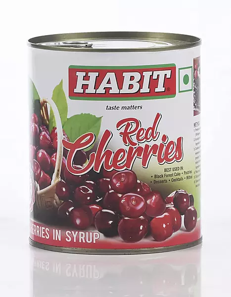 Sunbay Red cherry with out stem Tin 580gm
