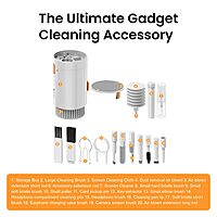 Portronics Clean G 20-In-1 Cleaning Kit for Laptop, Mobiles, and Tablets – White