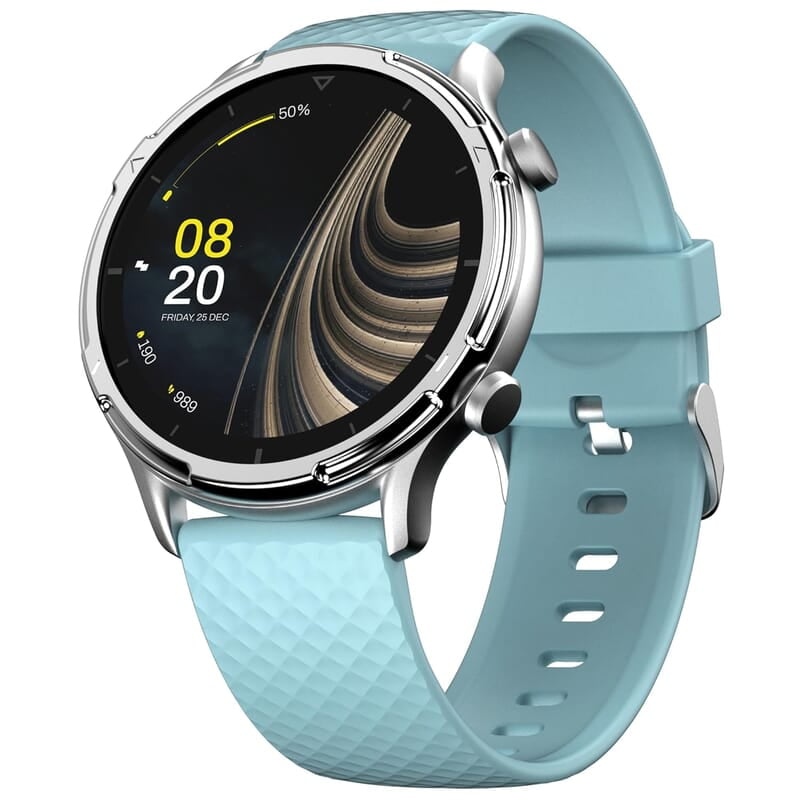 Fitshot 1.32" Round CosmicDisplay 360 * 360 High Resolution with BT Calling Smartwatch, 100+ Sports Mode with IP68, Sp02 Tracking, 100+ Watch Faces, AI Voice Assistant