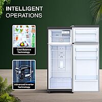 Godrej 244 L 2 Star Wood Finish, 30 Days Farm Freshness, Frost Free Inverter Double Door Refrigerator