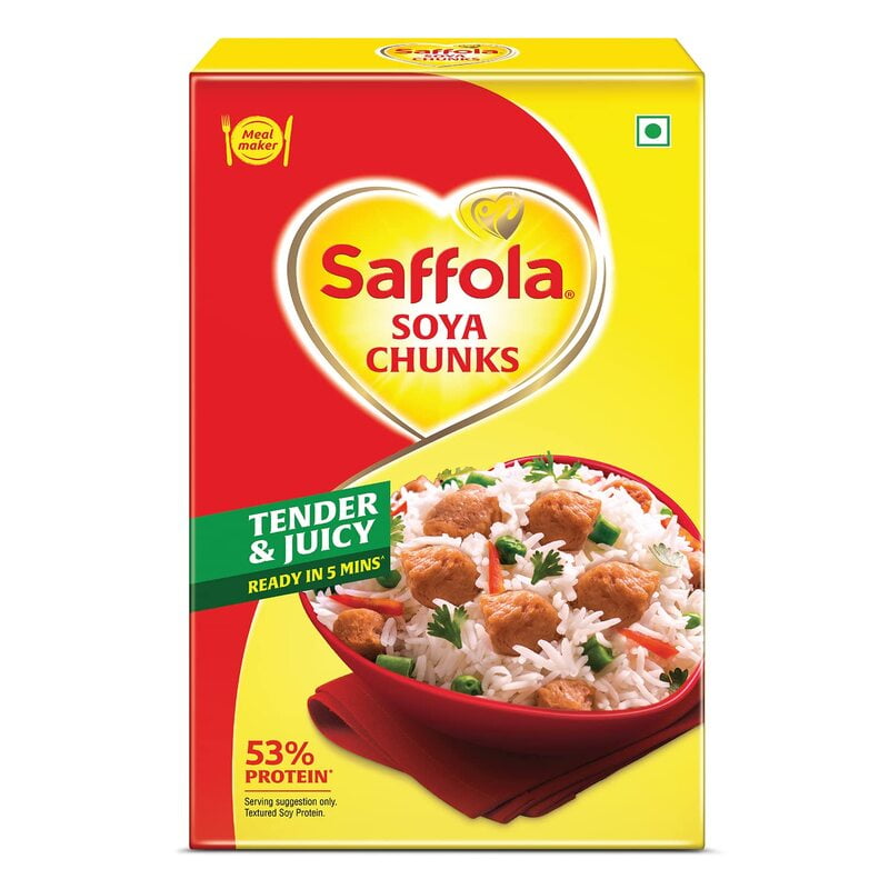 Saffola Mealmaker Soya Chunks, 200 g